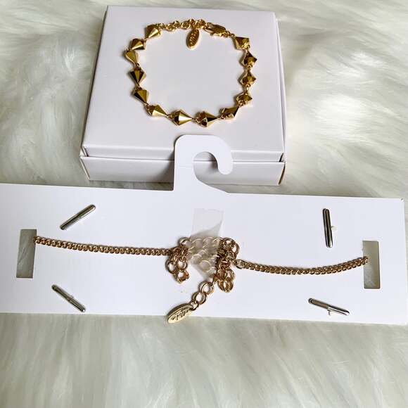 Ettika Choker Necklace and Bracelet REVOLVE NWT NEW Gold Tone - Picture 5 of 7